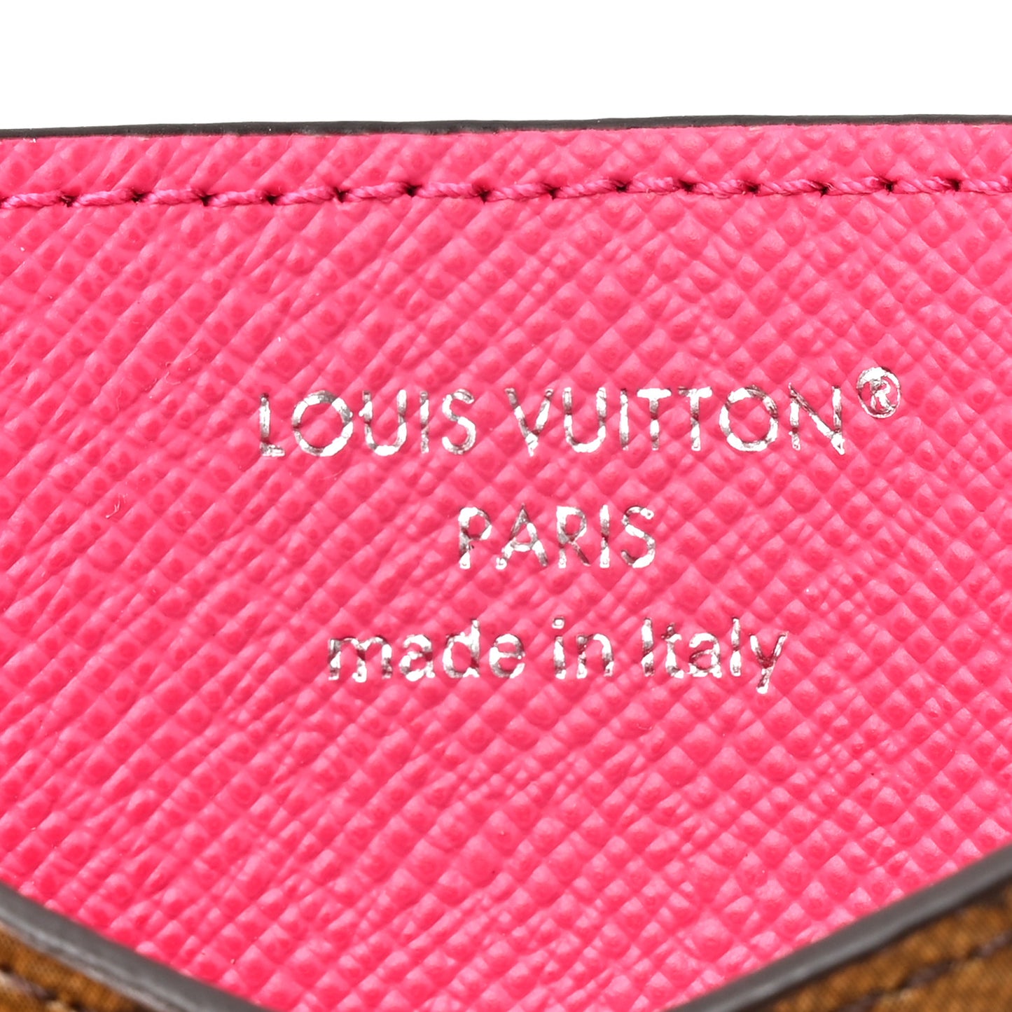 Monogram LV Colormania Kirigami Card Holder Pondichery Pink