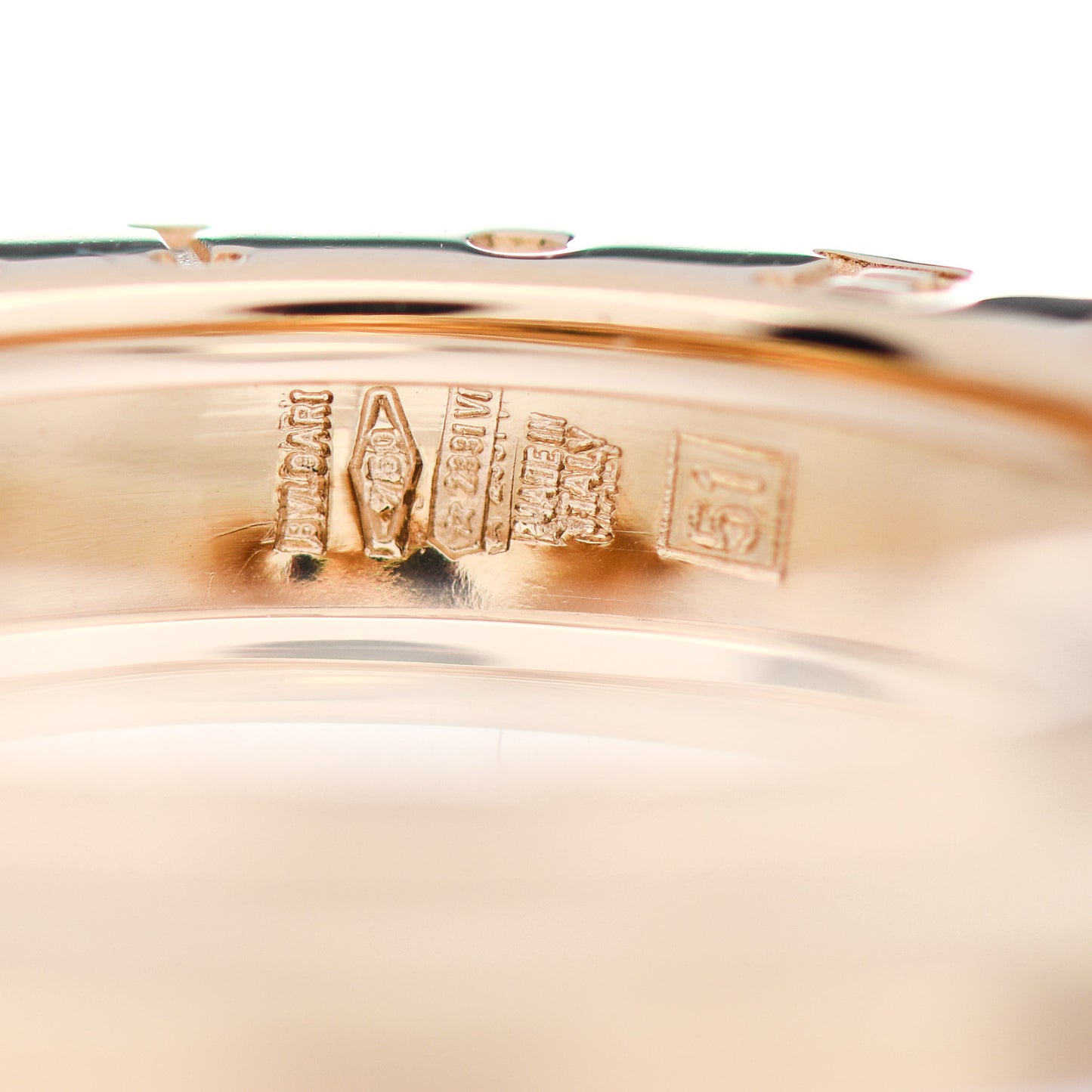 18K Yellow Gold B.Zero1 One-Band Ring 51 5.75