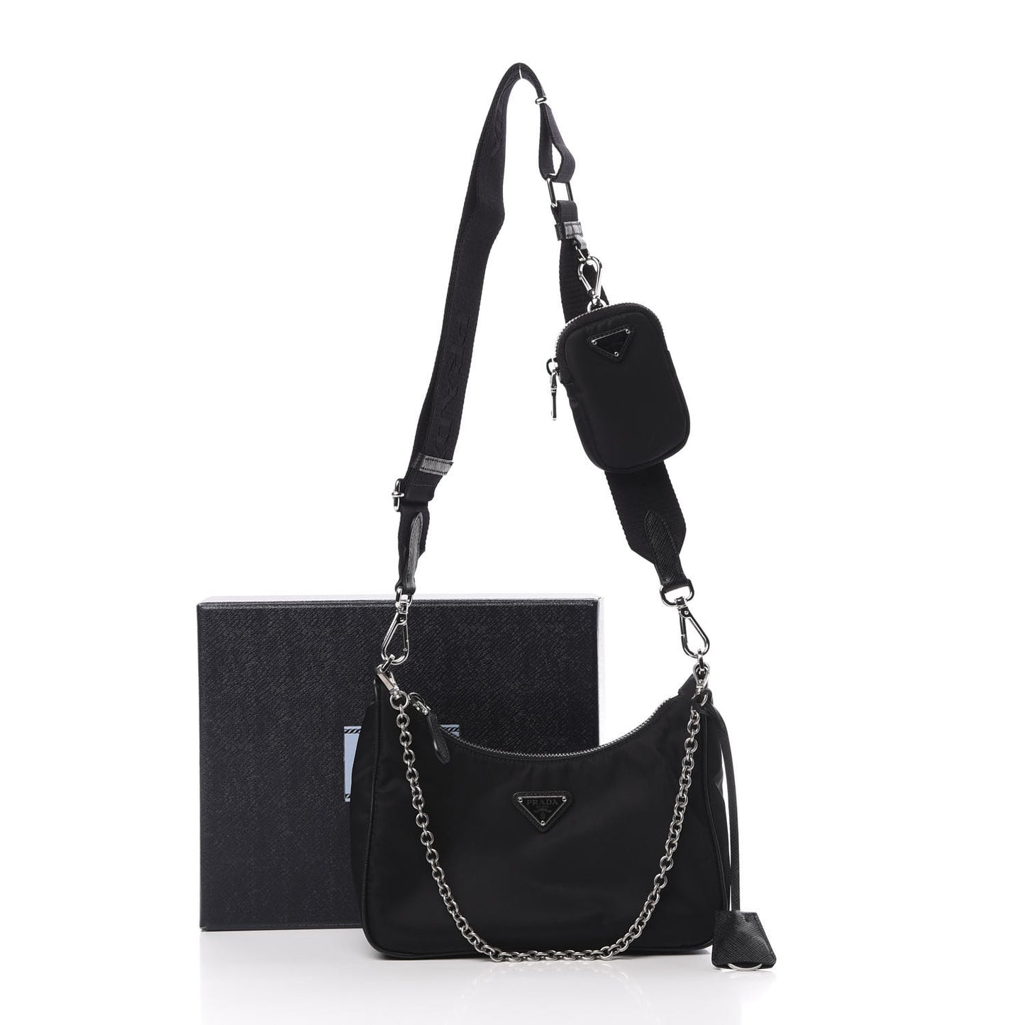Nylon Re-Edition 2005 Shoulder Bag Black