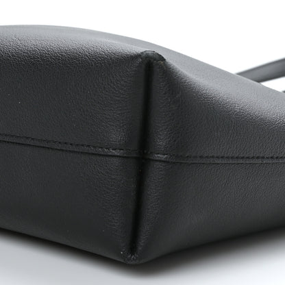 Saint Laurent Calfskin Toy Shopping Tote Black 9 of 12