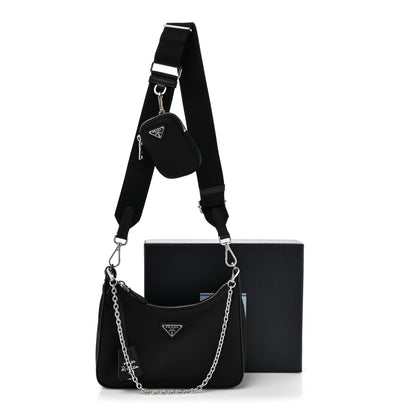 Prada Nylon Re-Edition 2005 Shoulder Bag Black 11 of 11