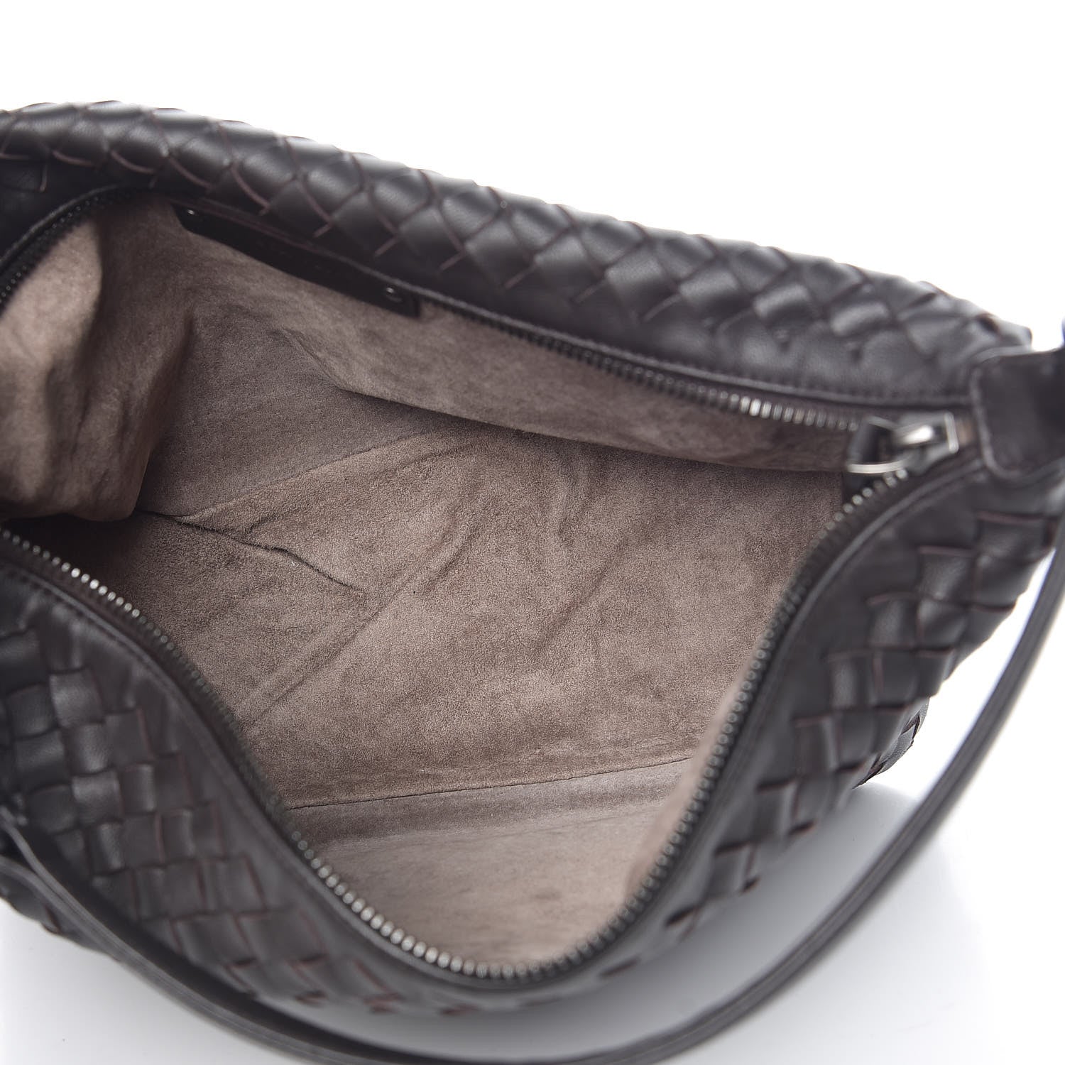 Bottega Veneta Nappa Intrecciato Small Shoulder Bag Ebano 10 of 10