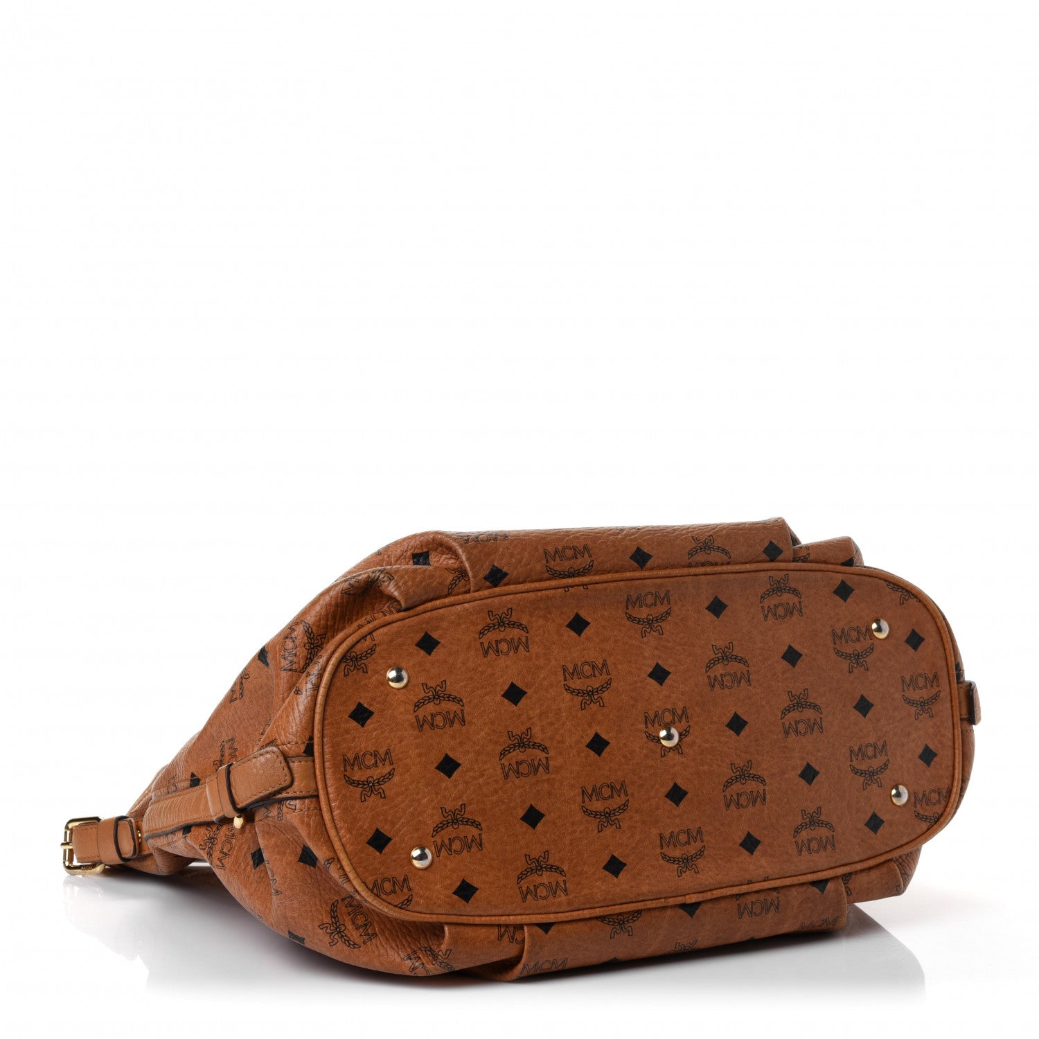 MCM Visetos Hobo Cognac 3 of 4