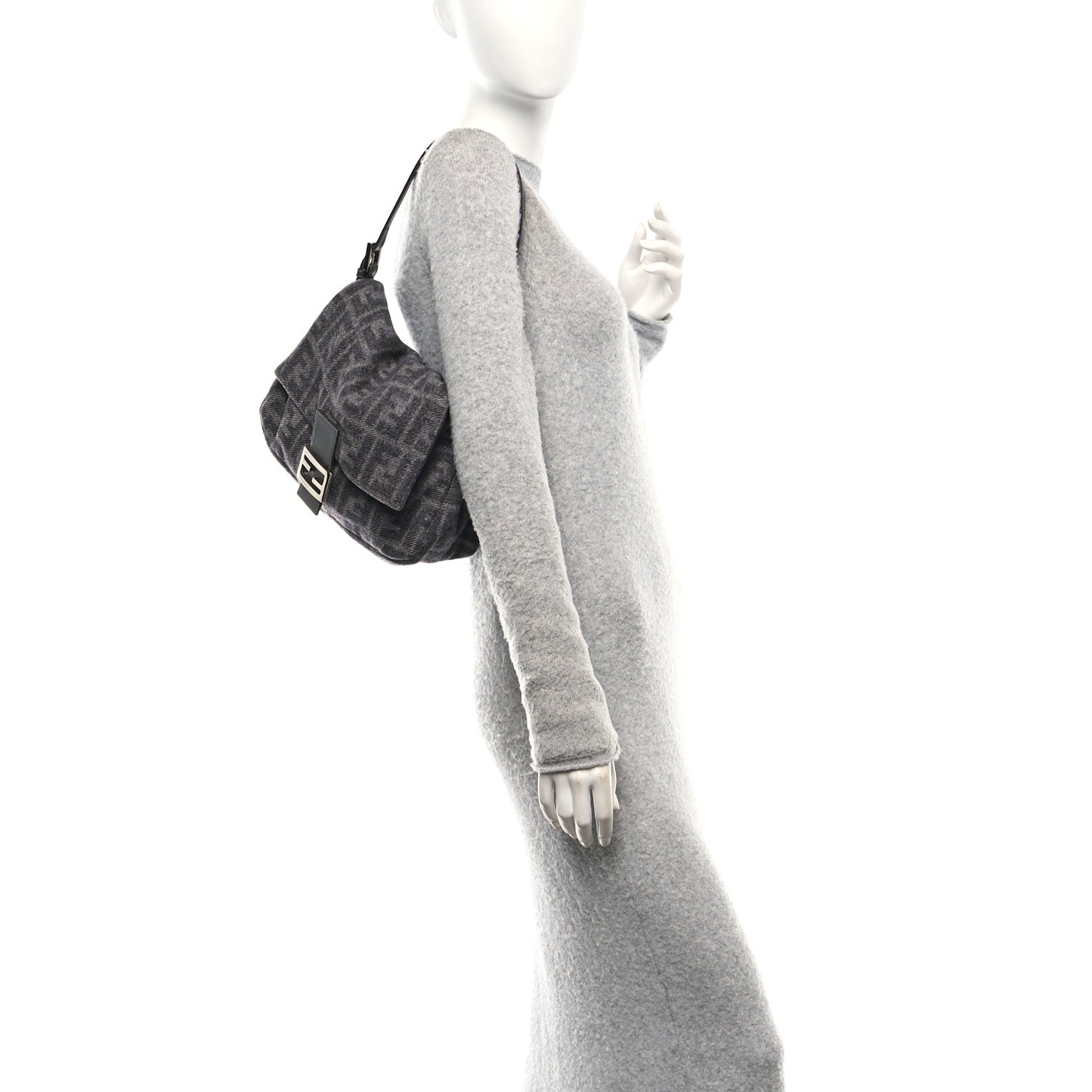 Wool Zucca Mama Baguette Grey