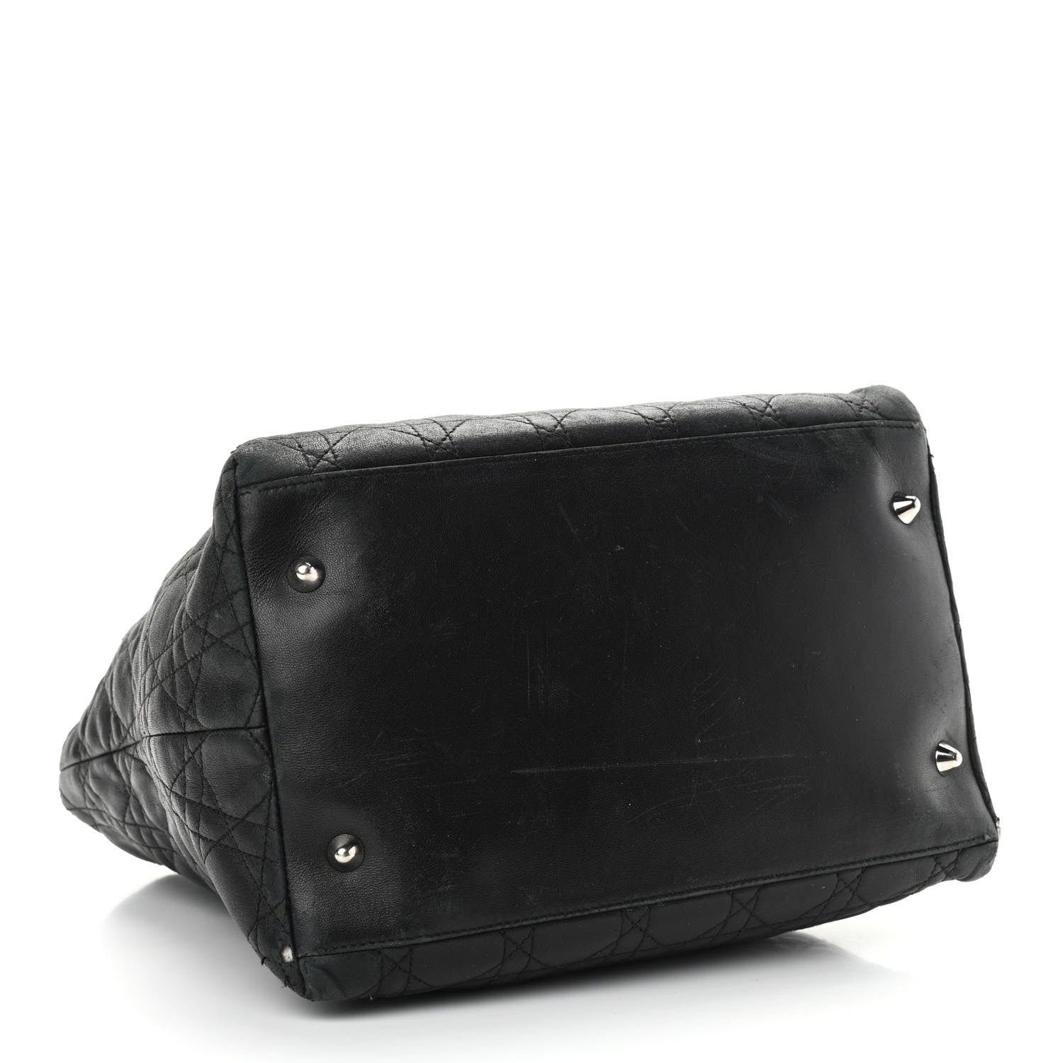 Christian Dior Lambskin Cannage Medium Soft Lady Dior Black 3 of 13