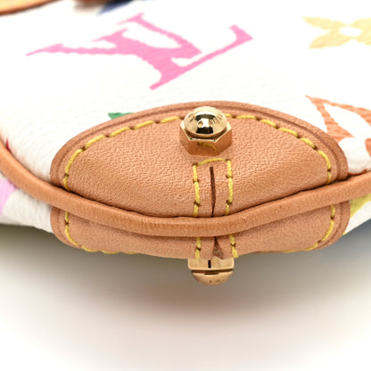 Louis Vuitton Monogram Multicolor Pochette Milla PM White 8 of 10