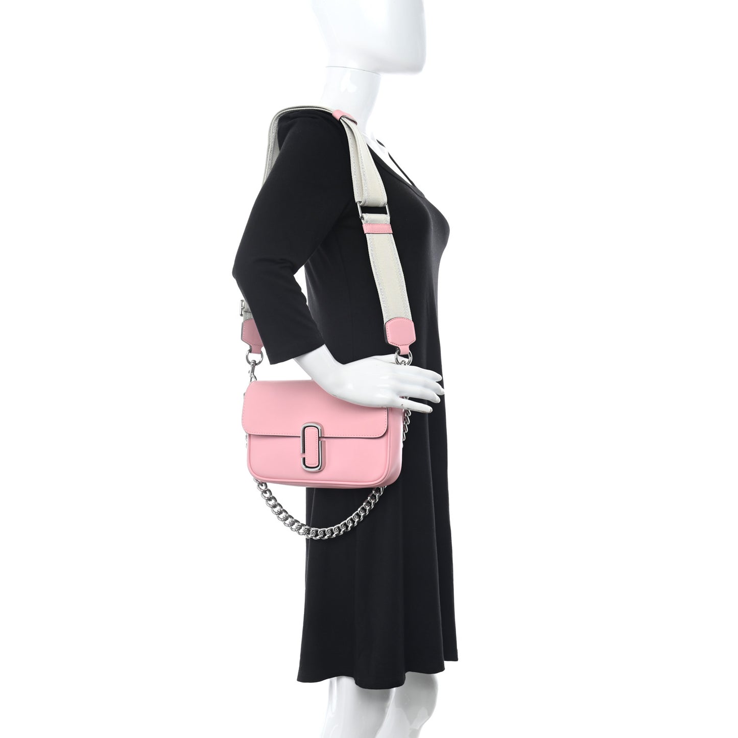 Calfskin The J Marc Shoulder Bag Quartz Pink