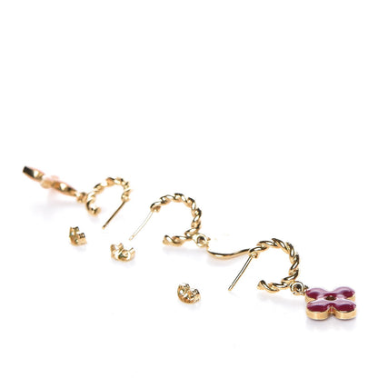 Louis Vuitton Sweet Monogram Earrings Set of 3 Rose 3 of 3