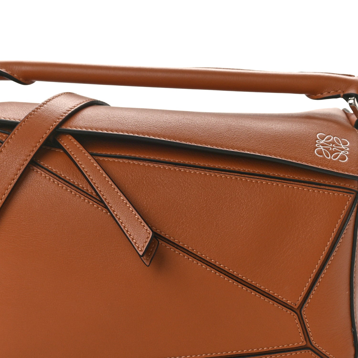 Loewe Calfskin Small Puzzle Bag Tan 7 of 9