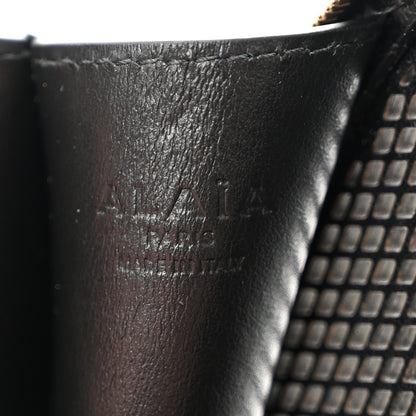 Alaia Calfskin Perforated Le Coeur Bag Black 6 of 11