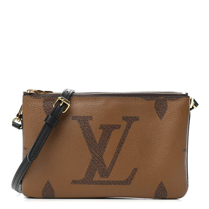 Louis Vuitton Reverse Monogram Giant Double Zip Pochette 1 of 4