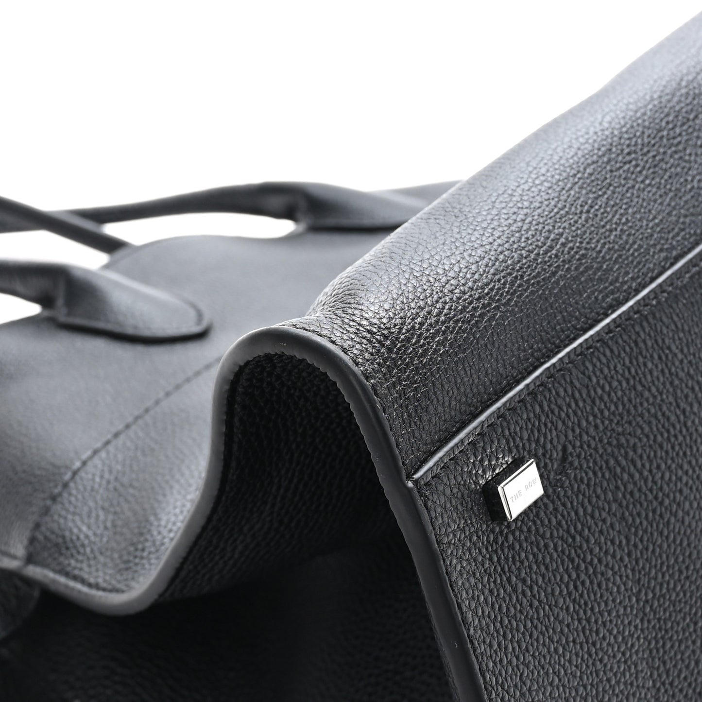 Matte Grained Calfskin Soft Margaux 15 Black