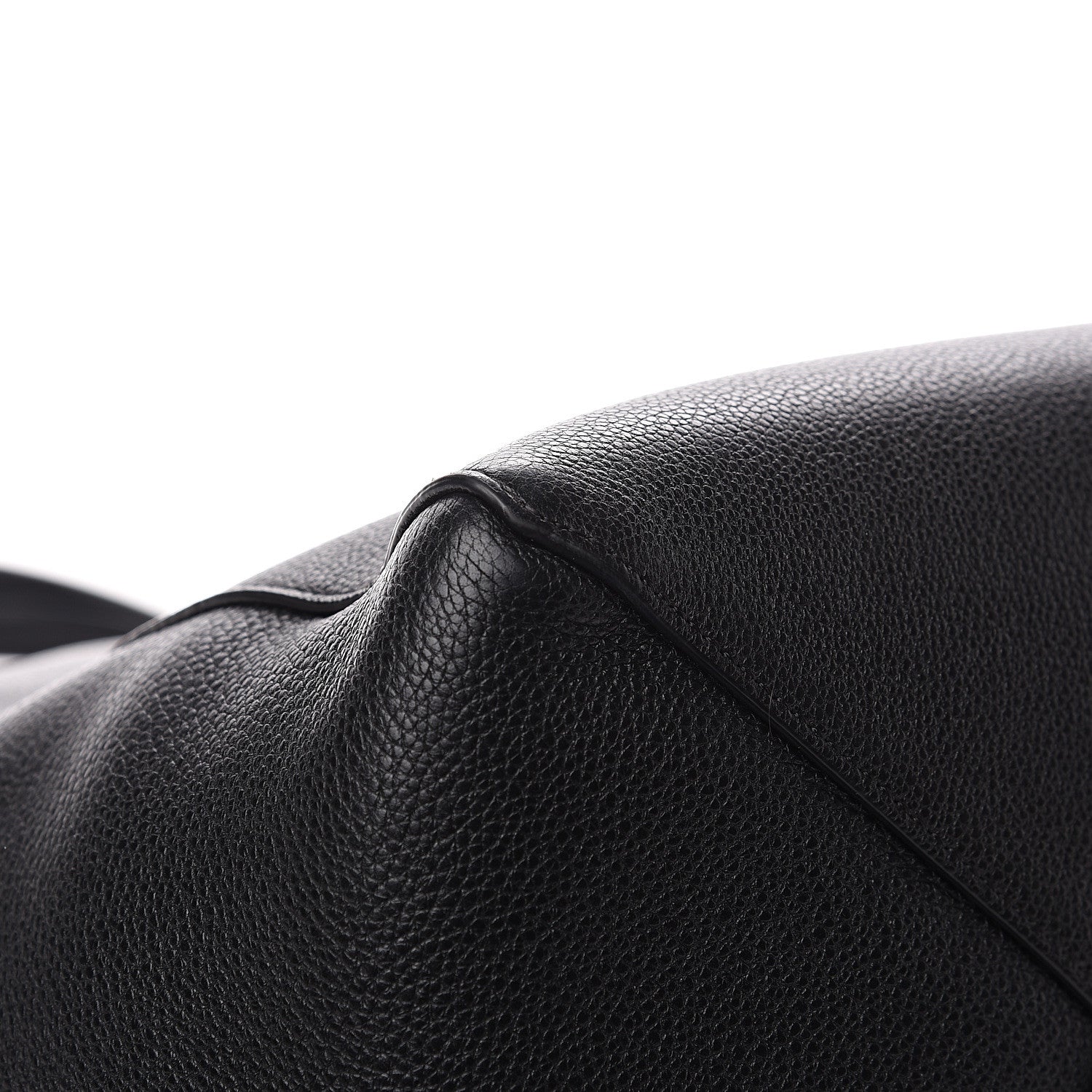 Celine Soft Grained Calfskin Small Belt Cabas Phantom Black 9 of 11