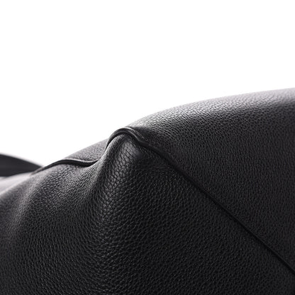 Celine Soft Grained Calfskin Small Belt Cabas Phantom Black 9 of 11