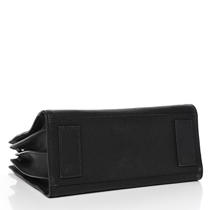 Saint Laurent Grained Calfskin Small Supple Sac De Jour Black 4 of 11