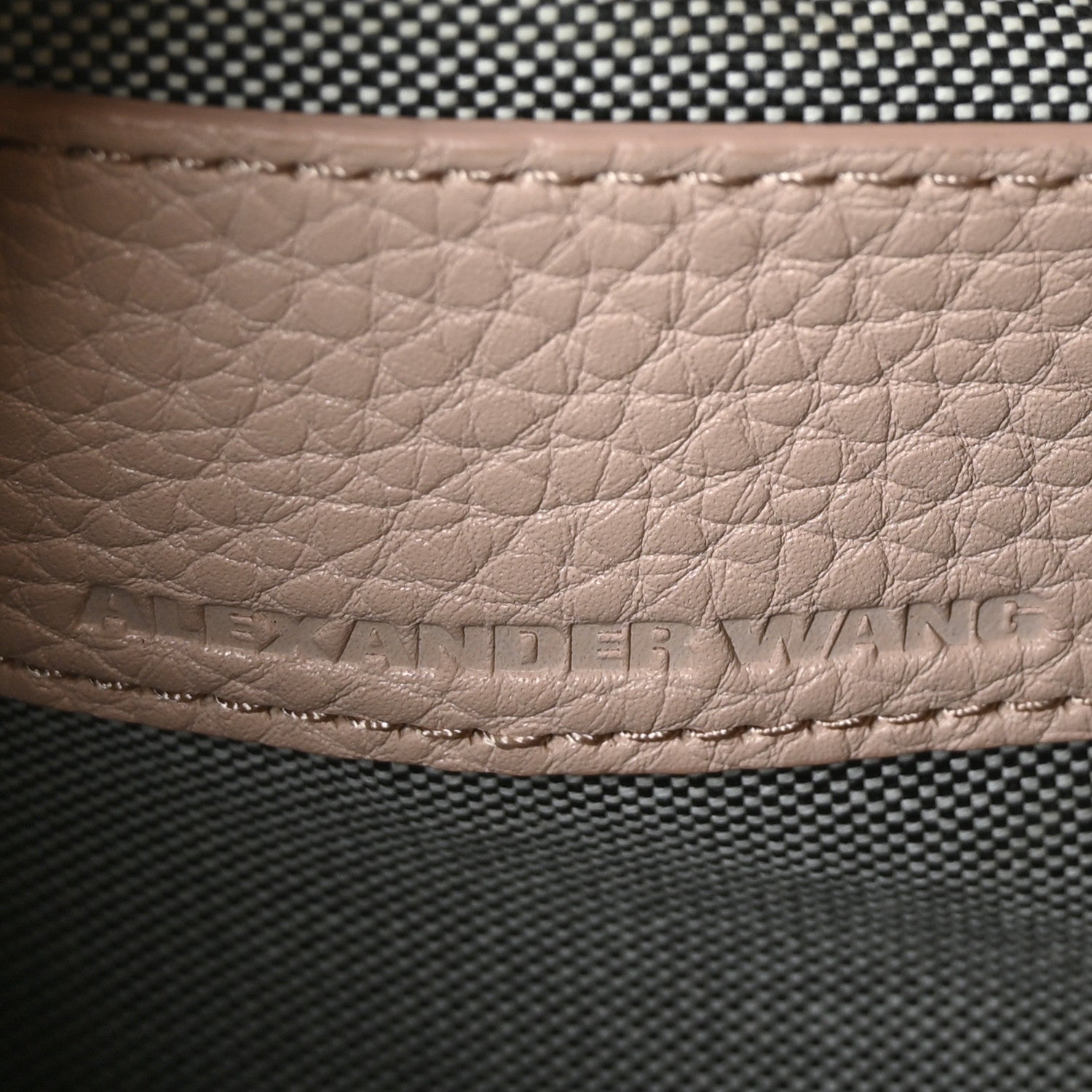 Alexander Wang Pebbled Lambskin Mini Rockie Pale Pink Pale Gold Hardware 6 of 8