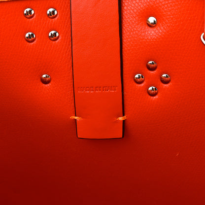 Christian Louboutin Calfskin Empire Spike Studded East West Cabata Tote Sunrise Multicolor 8 of 11