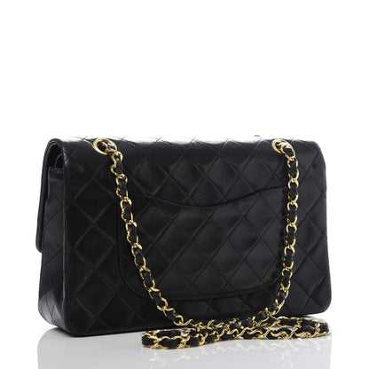 Chanel Lambskin Quilted Medium Double Flap Black 3 of 10