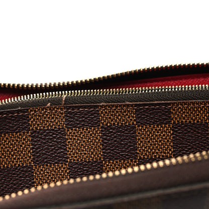 Louis Vuitton Damier Ebene Clemence Wallet Cherry 11 of 12