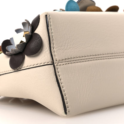 Fendi Vitello Dolce Flowerland Studded Mini By The Way Boston Bag Camelia Multicolor 17 of 23