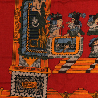 Hermes Silk Astres et Soleils Scarf 90 4 of 4