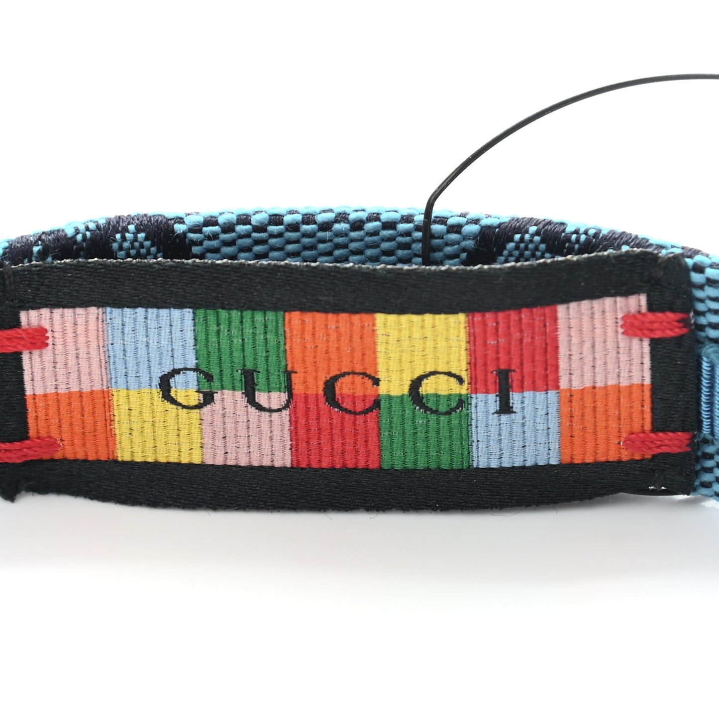 GG Canvas Headband Blue