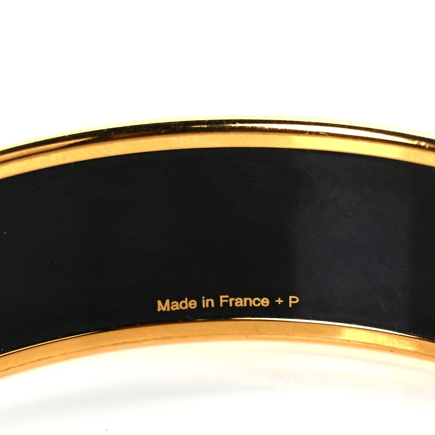 Enamel Printed Wide Rubans du Cheval Bracelet 70