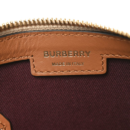 Burberry Horseferry Check Medium Bowling Bag Tan 6 of 9