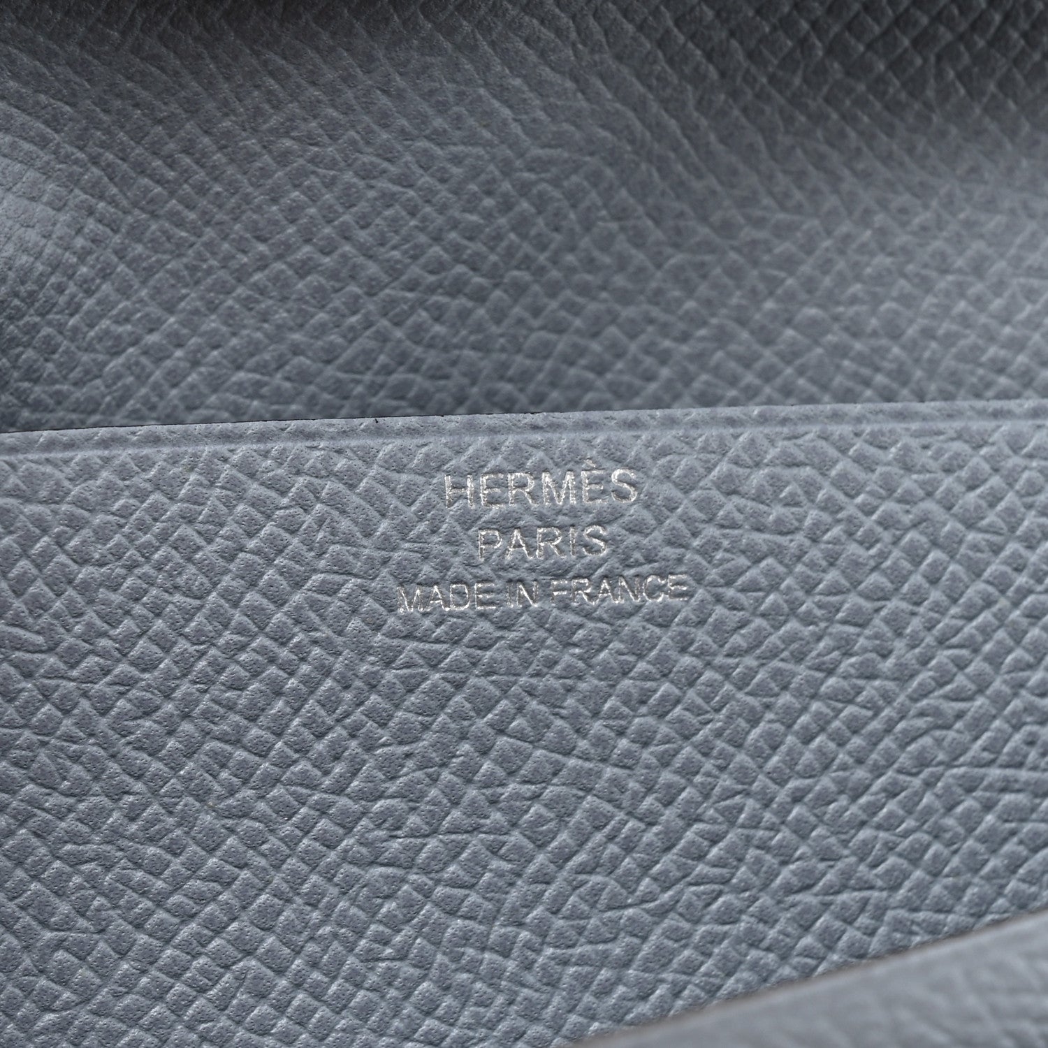Hermes Epsom Bi-Color Bearn Gusset Wallet Lime Bleu Lin 12 of 14