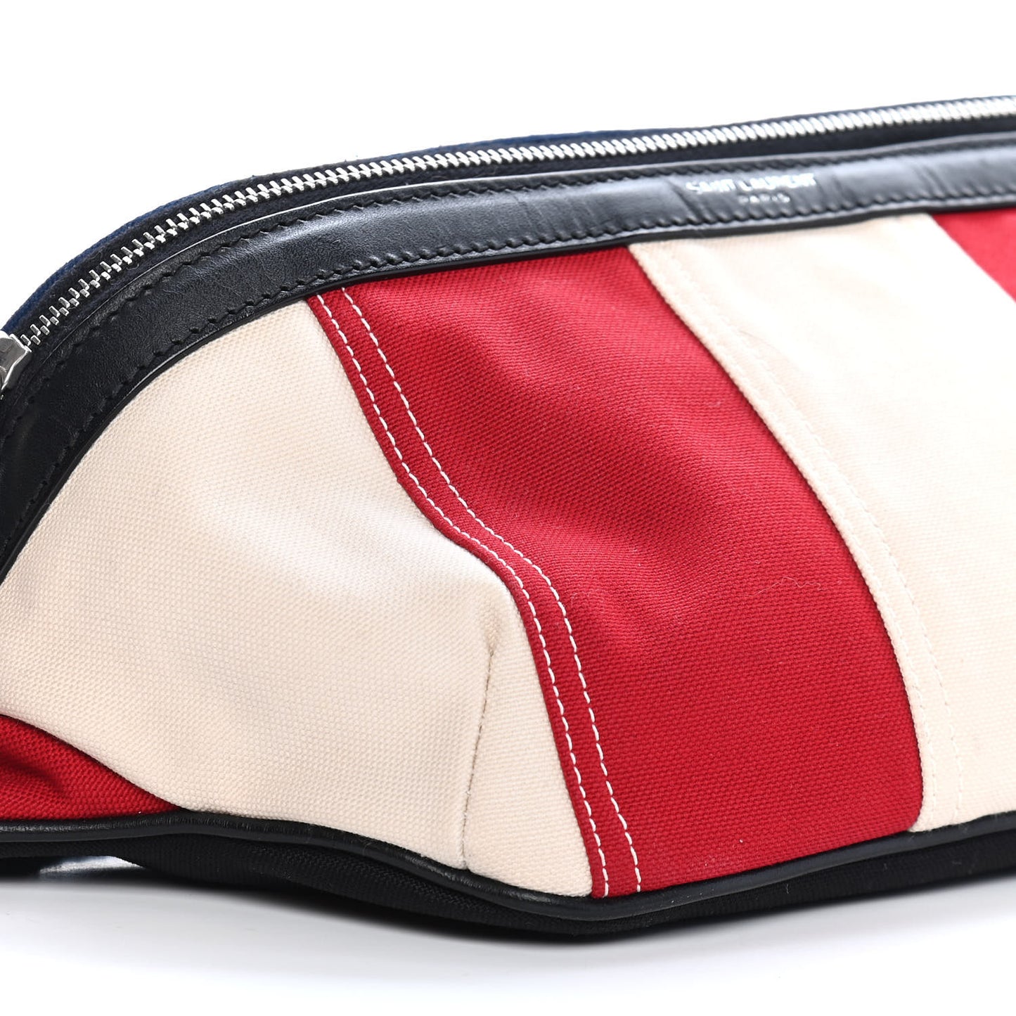 Canvas Classic Belt Bag Red Blue White