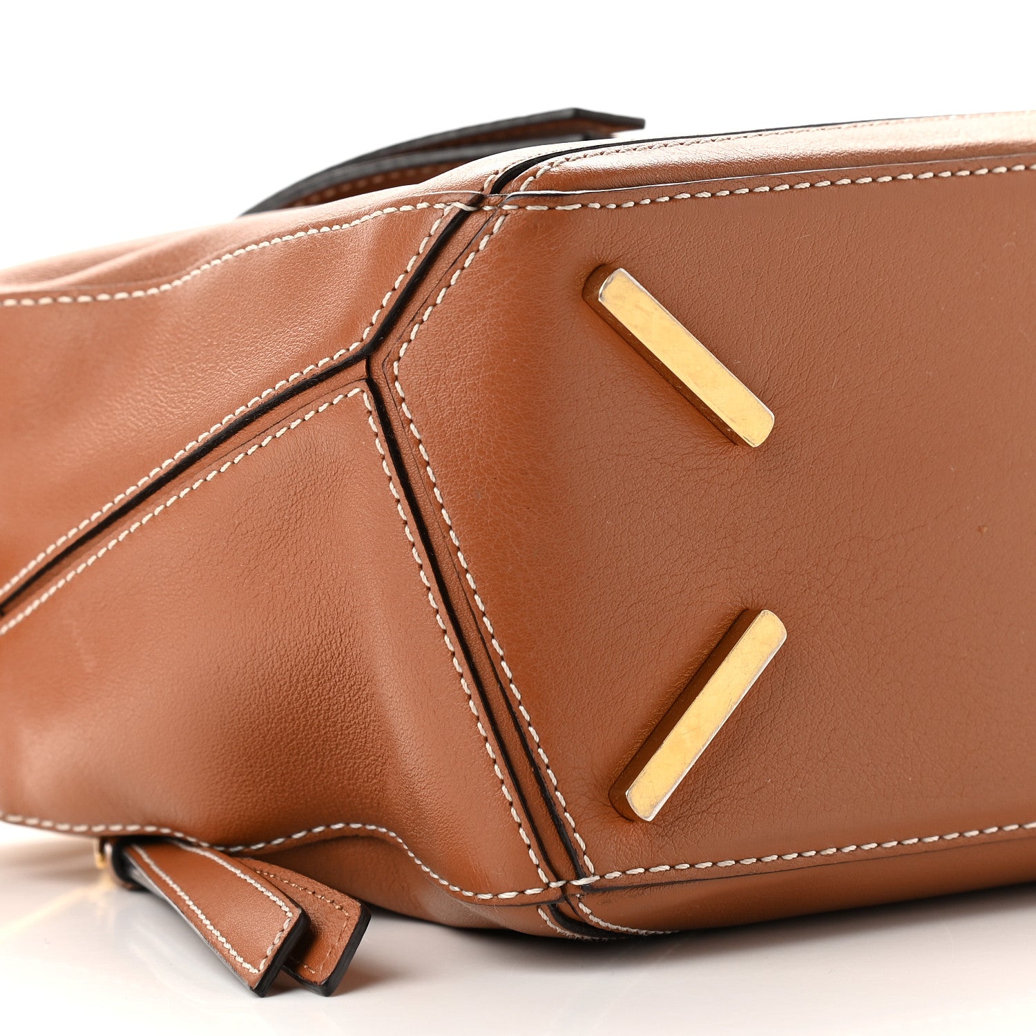 Loewe Calfskin Small Puzzle Bag Tan 8 of 11