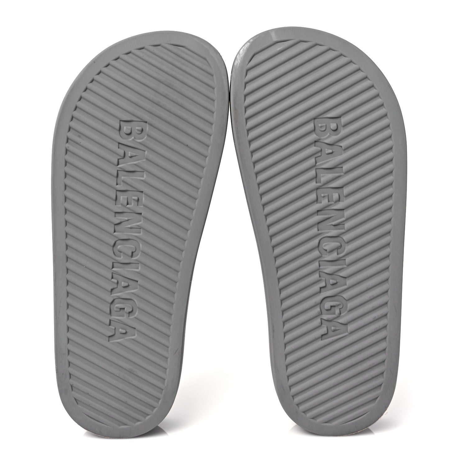 Balenciaga Rubber Womens Chunky Slide Sandals 38 Dark Grey 5 of 7