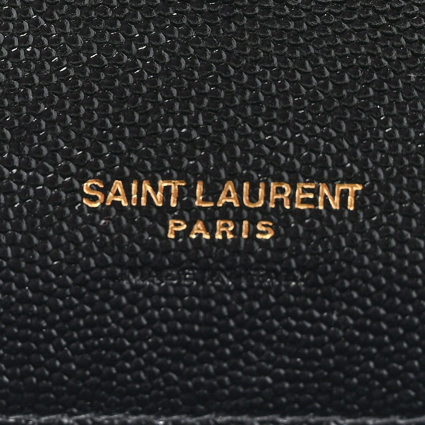 Grain De Poudre Textured Mixed Matelasse Triquilt Monogram Clutch Black