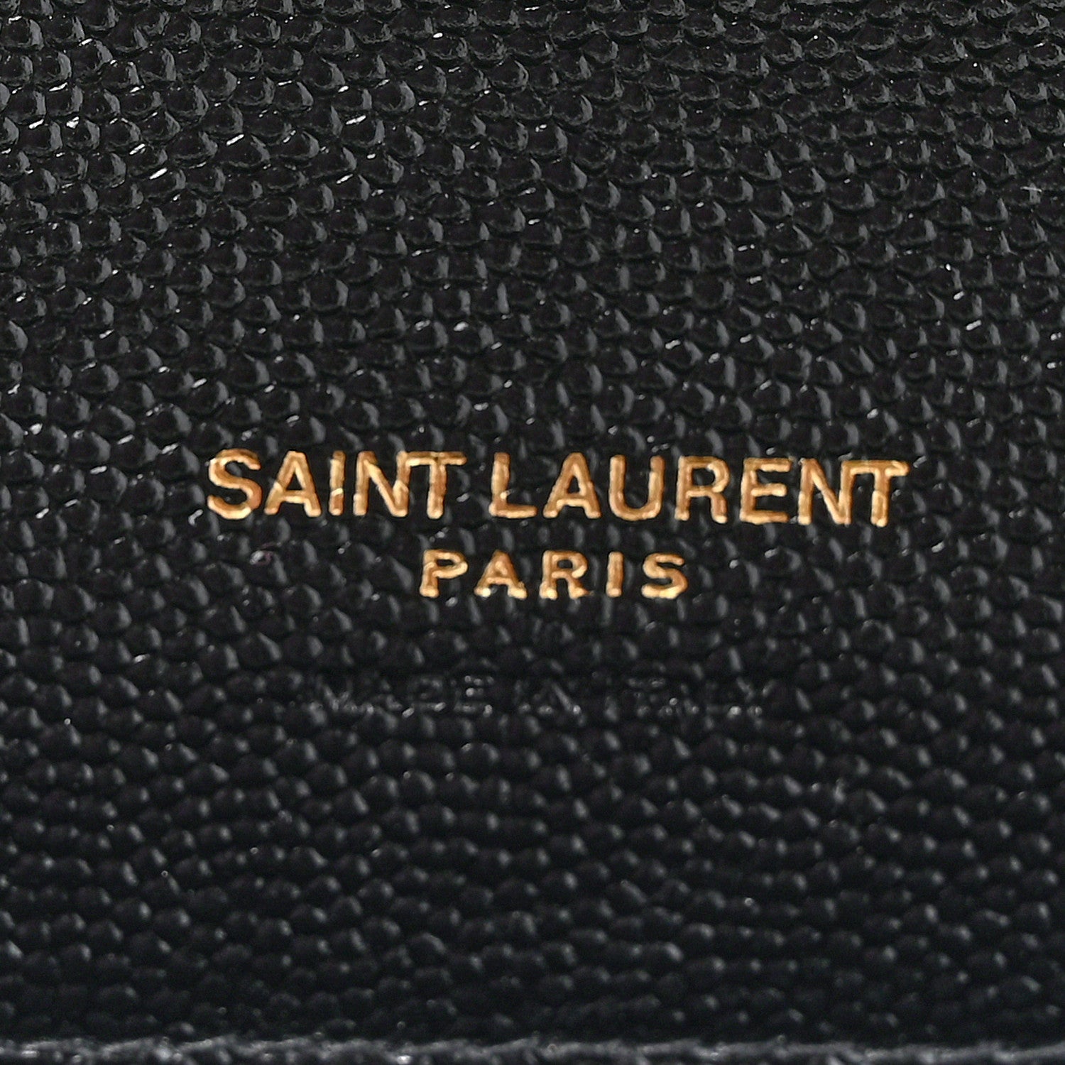 Saint Laurent Grain De Poudre Textured Mixed Matelasse Triquilt Monogram Clutch Black 6 of 10
