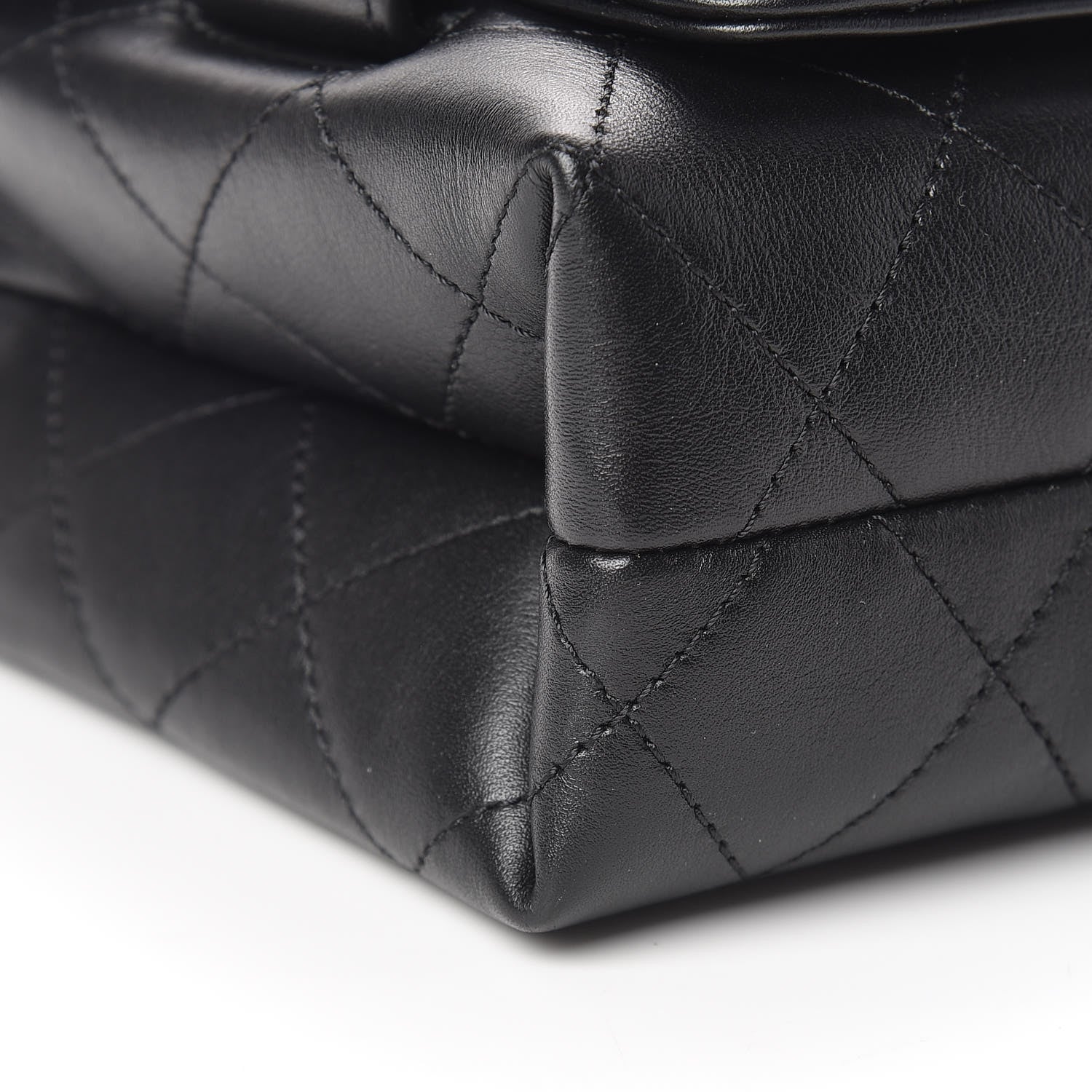 Chanel Calfskin Quilted Enchained Flap Black 9 of 11