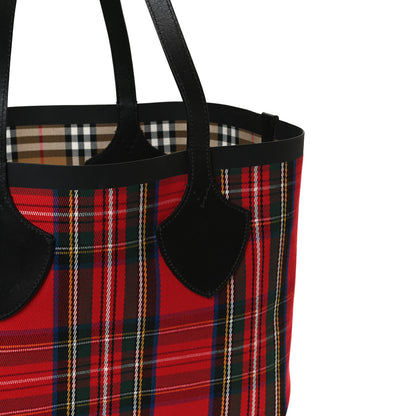 Burberry Vintage Check Medium The Giant Reversible Tote Antique Yellow Bright Red 25 of 25