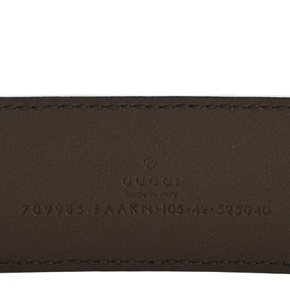 Gucci GG Supreme Monogram Stripe Double G 40mm Belt 105 42 Multicolor 5 of 7