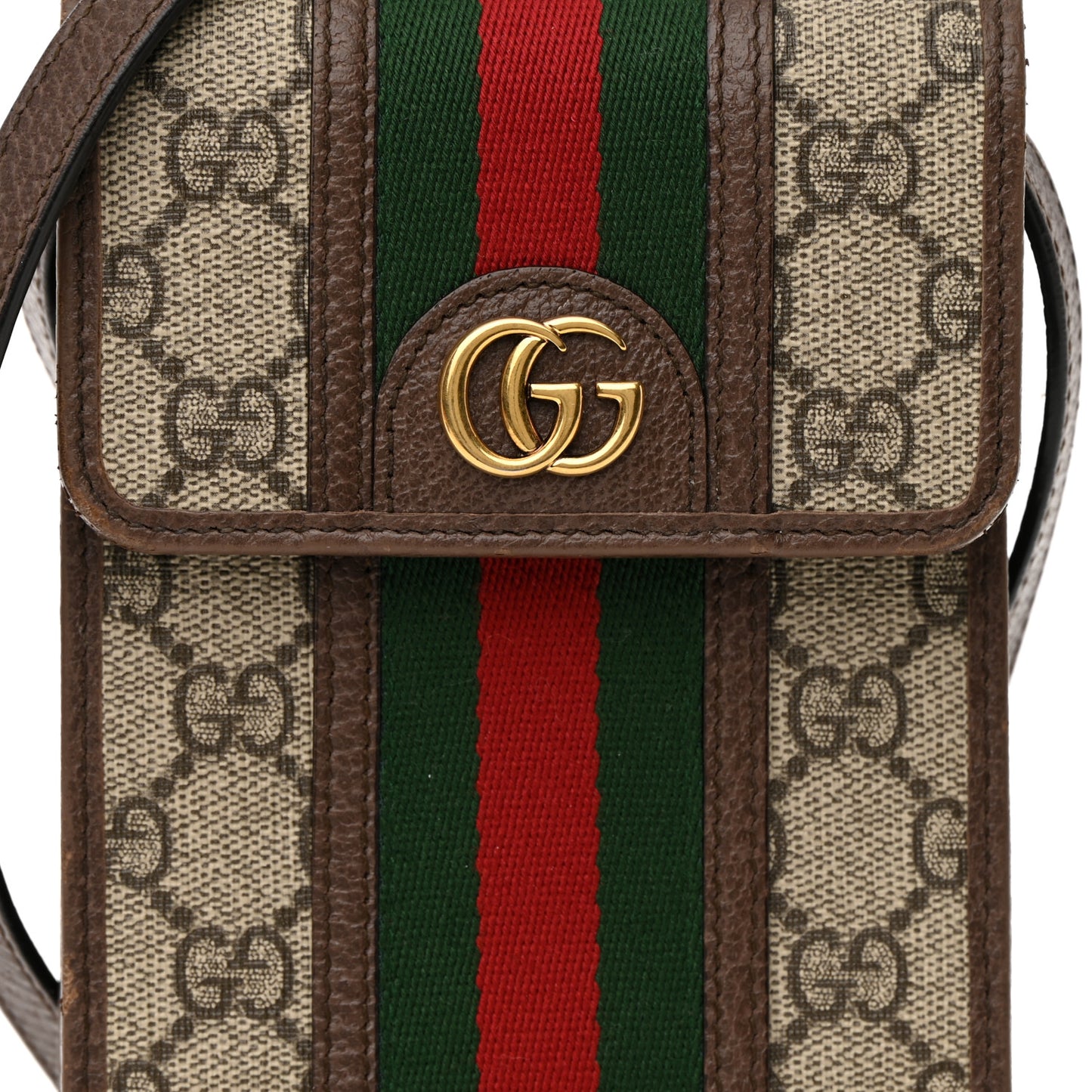 GG Supreme Monogram Web Mini Ophidia Crossbody Bag Beige New Acero