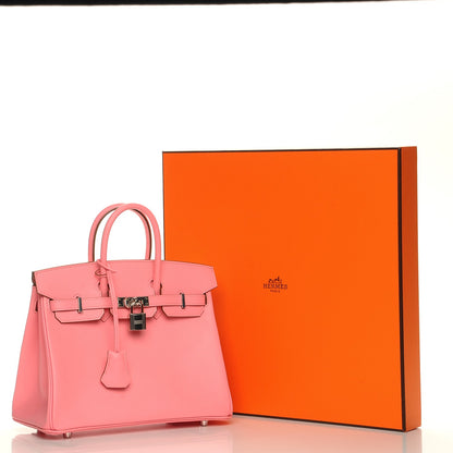Hermes Epsom Birkin 25 Rose Confetti 26 of 26