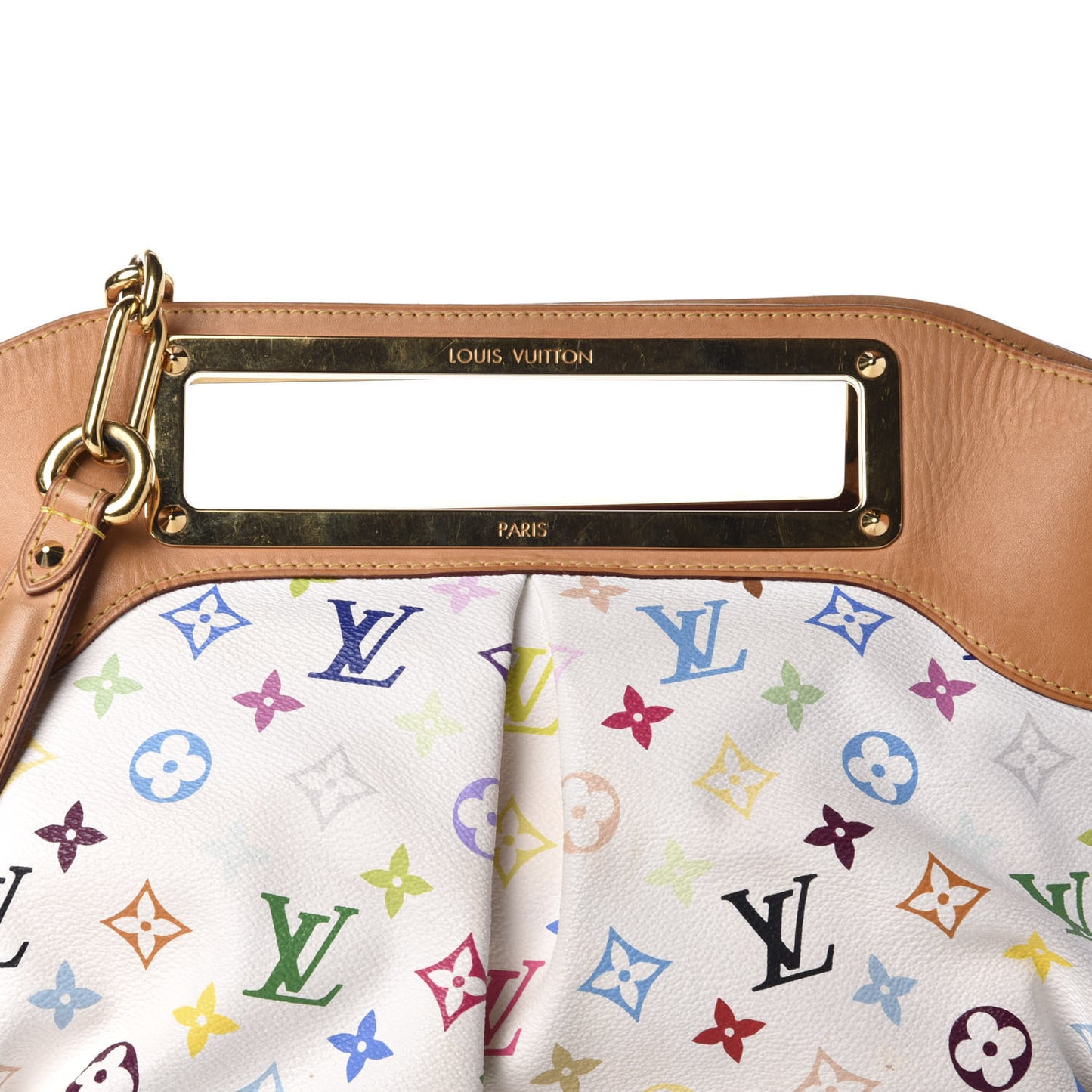 Monogram Multicolor Judy GM White