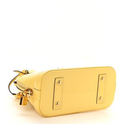 Louis Vuitton Vernis Alma BB Citrine 4 of 10