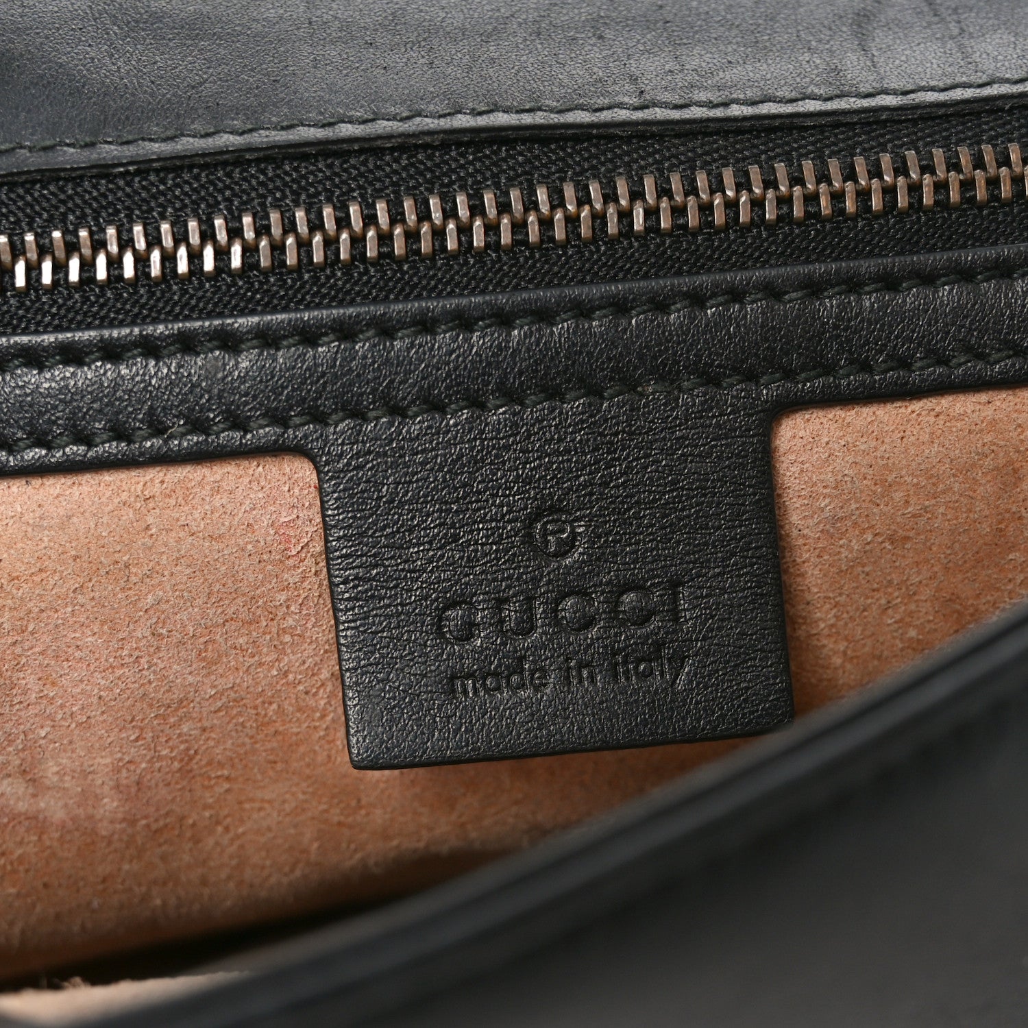 Gucci Calfskin Matelasse Small GG Marmont Shoulder Bag Black 6 of 11