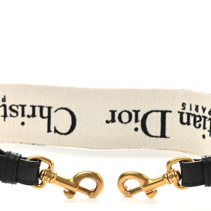 Christian Dior Canvas Embroidered Shoulder Strap Orange Multicolor 4 of 4