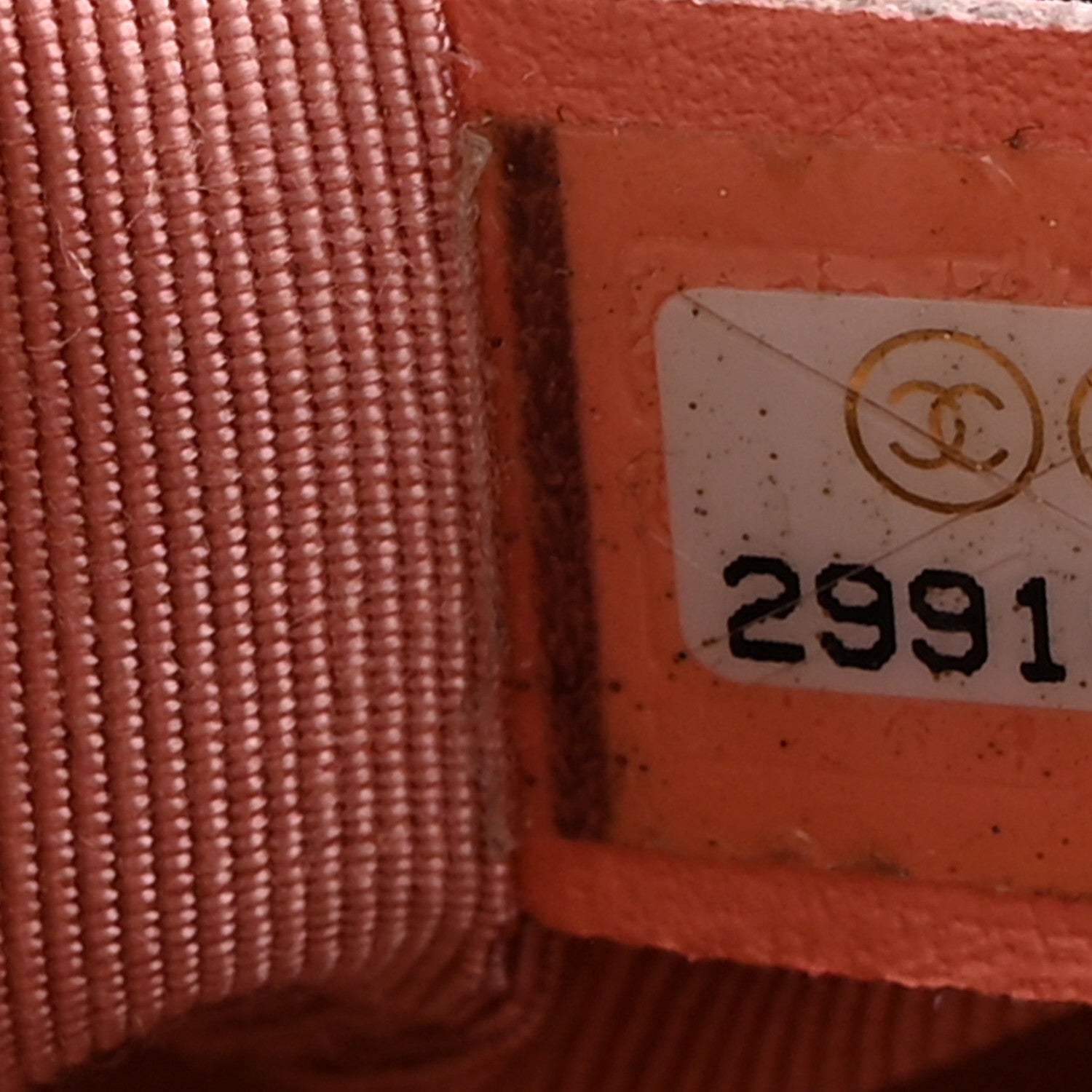 Chanel Calfskin Tweed Small CC Chain Bucket Drawstring Bag Light Pink 7 of 10