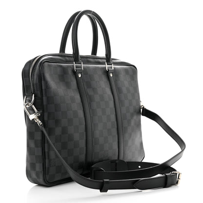 Louis Vuitton Damier Graphite Porte Documents Voyage PM 3 of 11