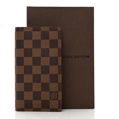 Louis Vuitton Damier Ebene Checkbook Cover Wallet 7 of 7