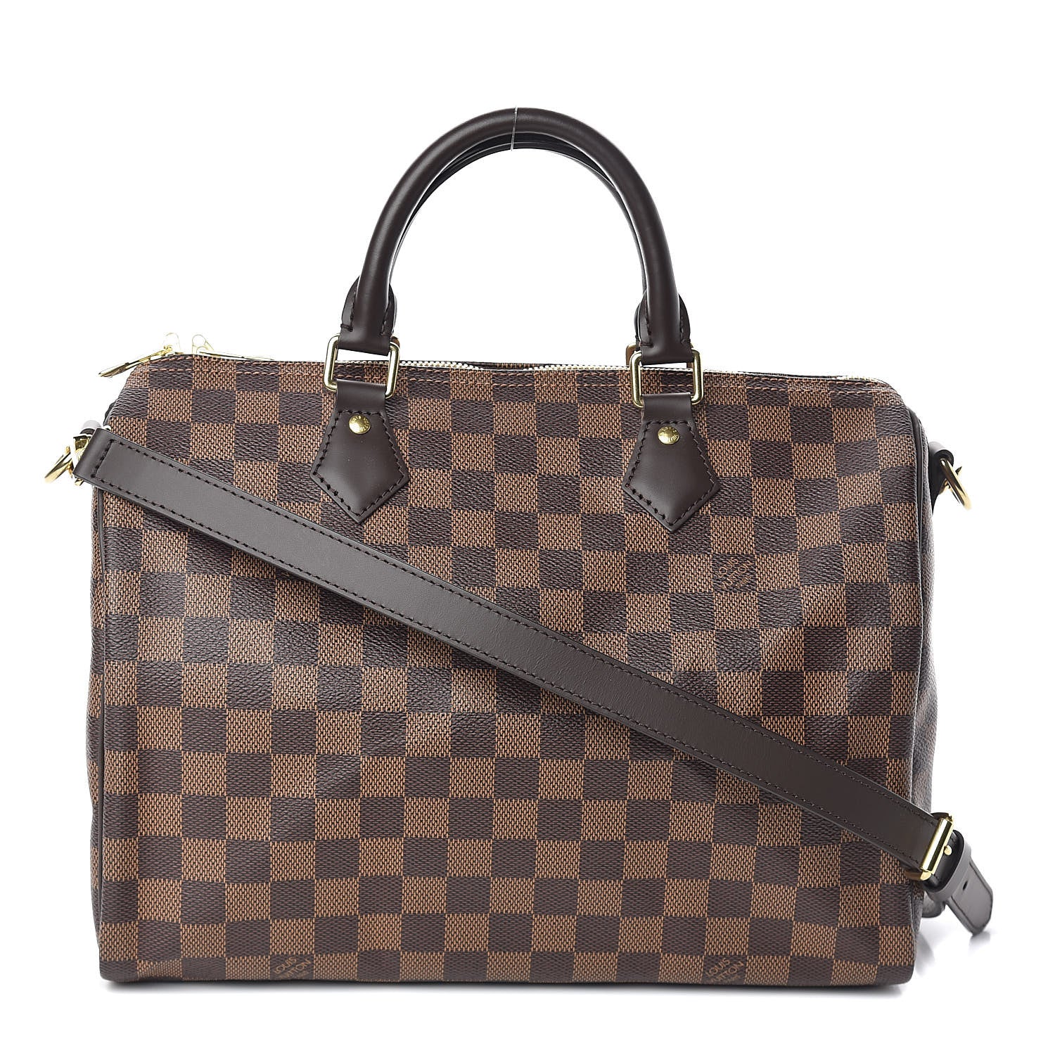 Louis Vuitton Damier Ebene Speedy Bandouliere 30 1 of 10