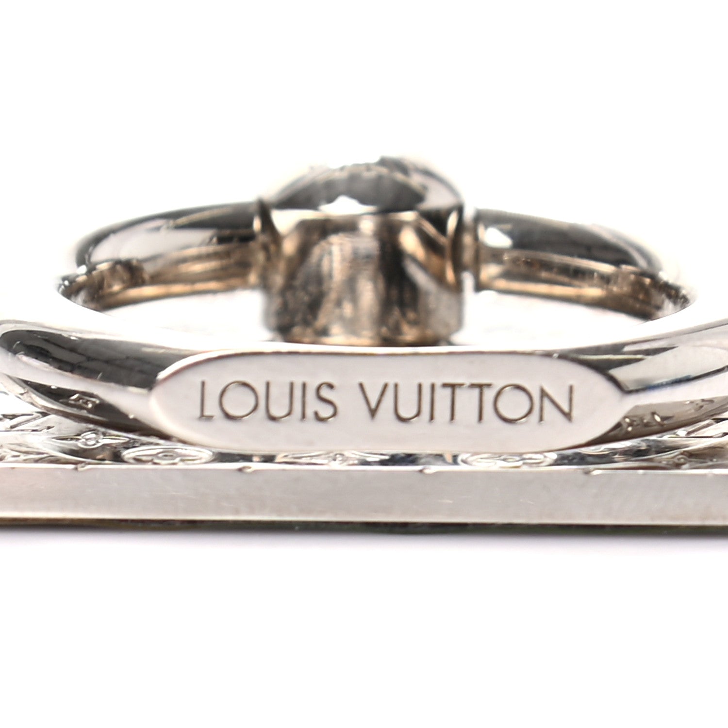 Louis Vuitton Nanogram Phone Ring Holder Silver 3 of 3