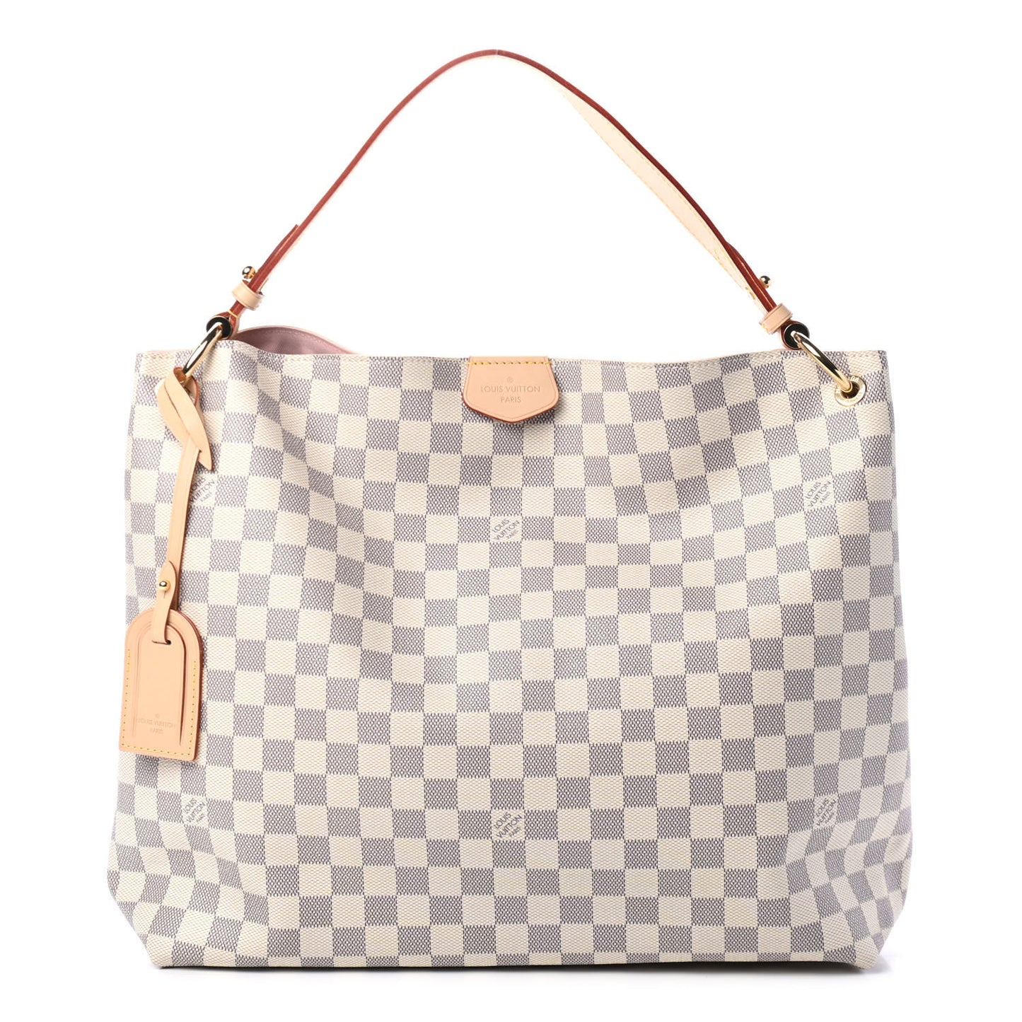Damier Azur Graceful MM Rose Ballerine