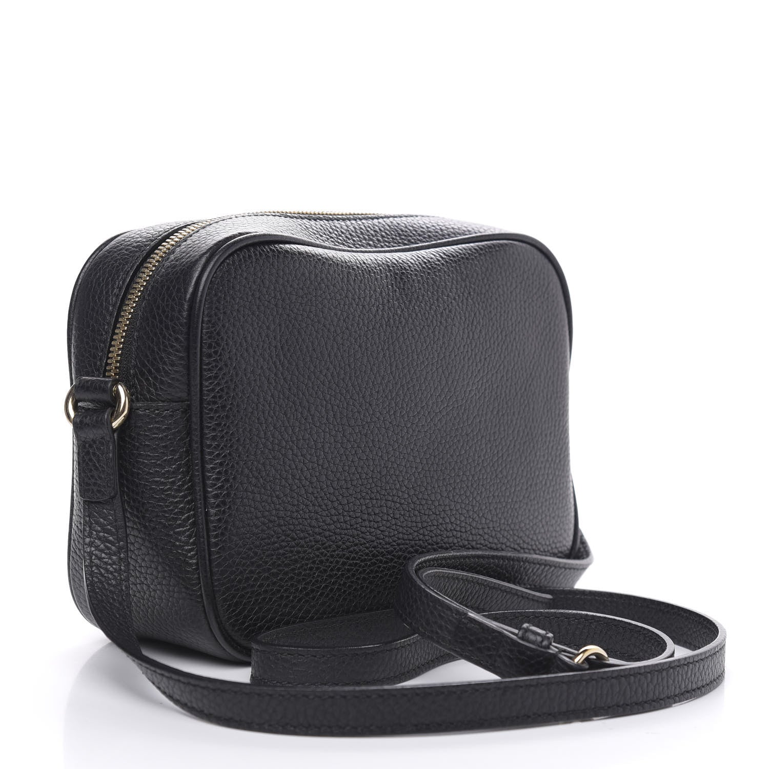Gucci Pebbled Calfskin Small Soho Disco Bag Black 3 of 11